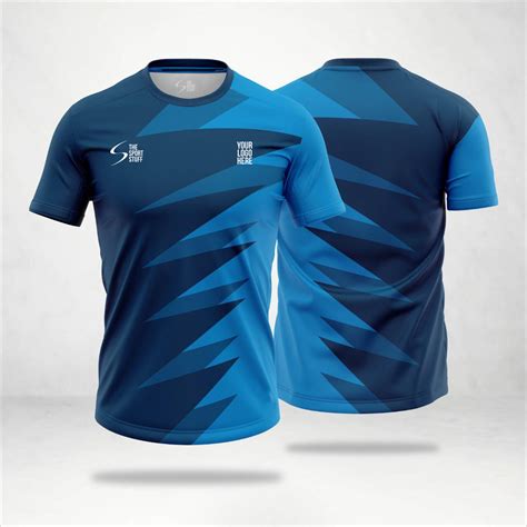 blue football jersey design